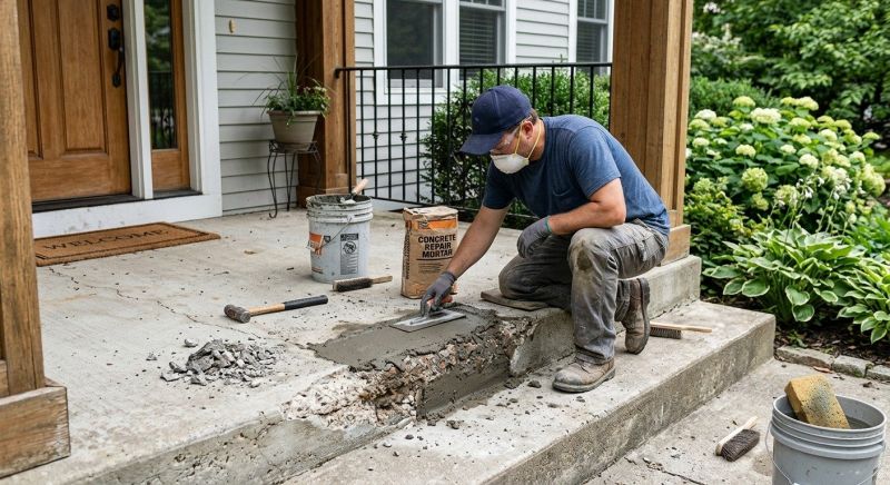 Concrete Damage Repair in Des Moines, IA