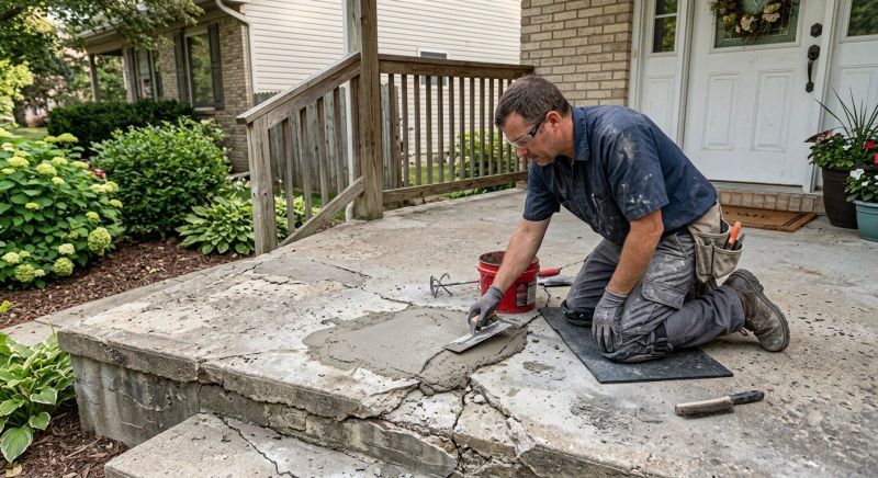 Chipped Concrete Repair in Corpus Christi, TX