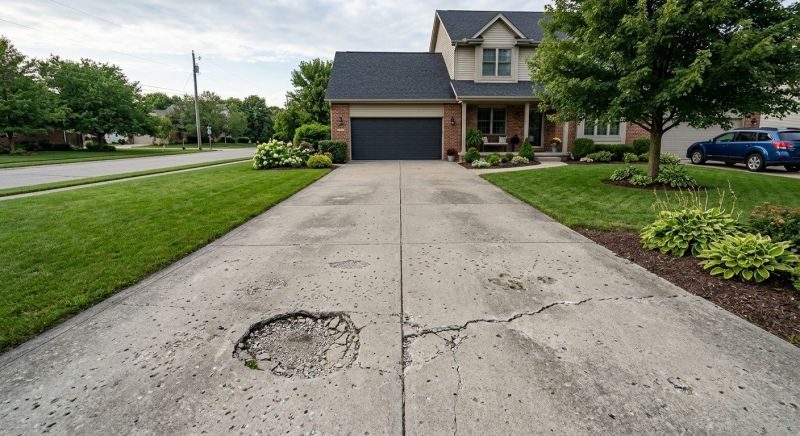 Concrete Driveway Repair in Des Moines, IA