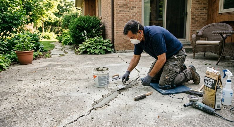 Concrete Pool Patio Repair in Corpus Christi, TX