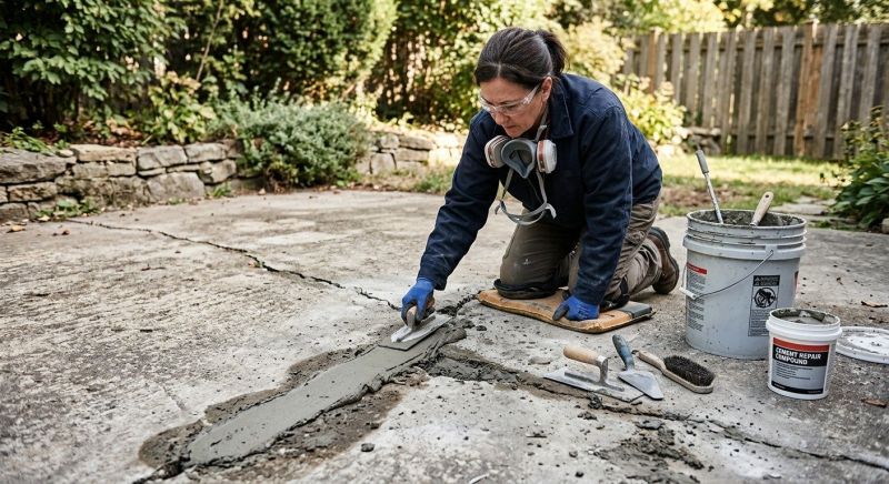 Cracked Concrete Repair in Corpus Christi, TX