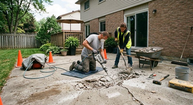 Dumpster Pad Repair in Des Moines, IA