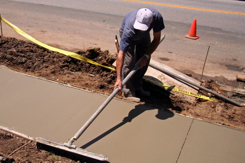 Sidewalk Surface Preparation