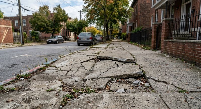 Sidewalk Repair in Des Moines, IA